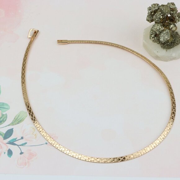 "Elegant Rose Gold Flat Chain Necklace for Women, XPNL0328 - Picture 6 of 10